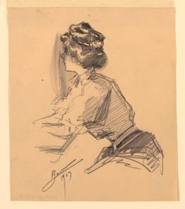 Zittende Vrouw