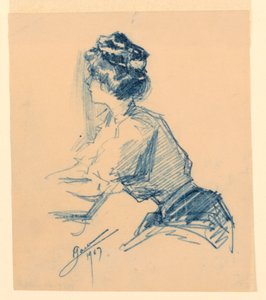 Zittende Vrouw