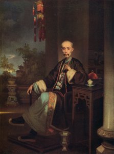 Hoe Qua, hoofd van de Hong-handelaren in Canton