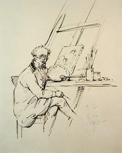 Zelfportret door George Chinnery