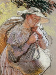 Een boerin door George Clausen