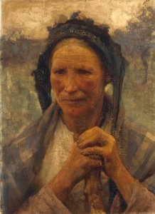 Een vrouw van de velden door George Clausen