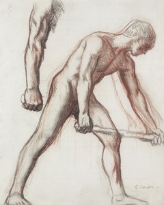 Naaktstudie voor de jongen en de man, 1908