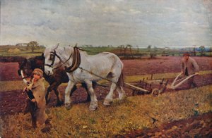 Ploegen, 1889 door George Clausen