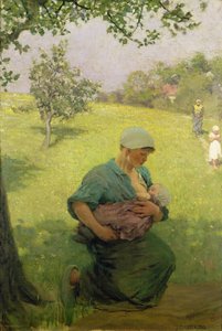 Lente door George Clausen