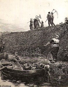 De Veerboot door George Clausen