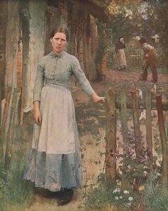 Het Meisje bij de Poort, 1889, c1930 door George Clausen