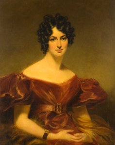Portret van Miss Cecilia Siddons (1794-1868) door George Clint