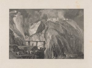 Tintagel Castle, Cornwall door George Cooke
