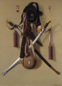 Burgeroorlog regalia van majoor Levi Gheen McCauley door George Cope