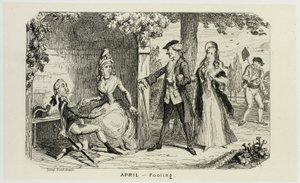 April - Fooling van George Cruikshank