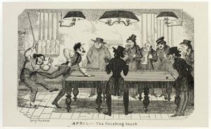 April - De finishing touch van George Cruikshank