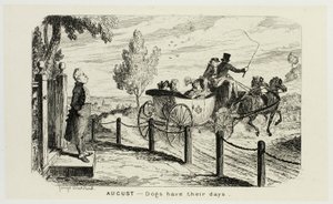 Augustus - Dogs Have Their Days van George Cruikshank