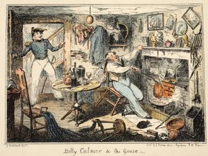 Billy Culmer & de Gans, uit Greenwich Hospital, een Serie Marine Schetsen, Beschrijvend het Leven van een Oorlogsschip Man