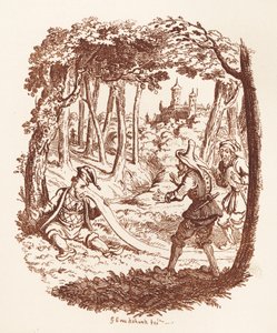 Broers Grimm Kinder- en sprookjes door George Cruikshank