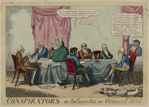 Samenzweerders, gepubliceerd 1 juli door George Cruikshank