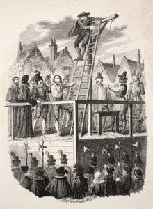 Executie van Guy Fawkes, pub. 1841