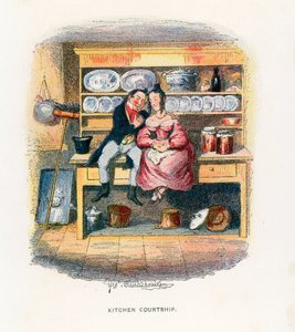 Illustratie voor Hard Times door George Cruikshank