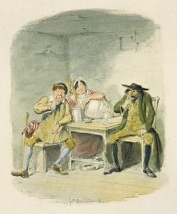 Illustratie voor "Oliver Twist" door George Cruikshank