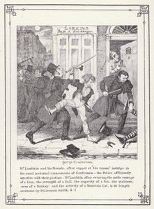 Illustratie voor The Bachelor’s Own Book, of The Progress of Mr Lambkin (Gent) door George Cruikshank