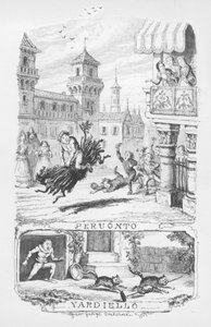 Illustratie voor The Pentamerone door George Cruikshank