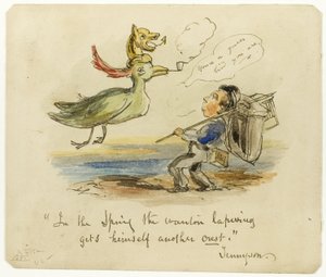 In het voorjaar krijgt de Wanton Kievit een andere Crest door George Cruikshank