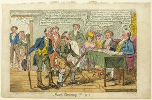 Iers fatsoen ! ! nr. 1 door George Cruikshank