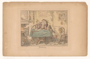 Jaloezie door George Cruikshank
