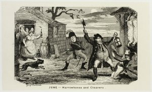 Juni - Marrowbones and Cleavers van George Cruikshank