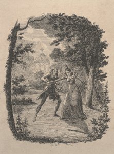 Man en vrouw in de tuin
