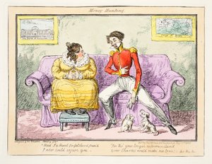 Geld Jagen, 1835 door George Cruikshank