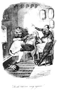 Oh ah! laat ze weer rinkelen!, c1840s door George Cruikshank