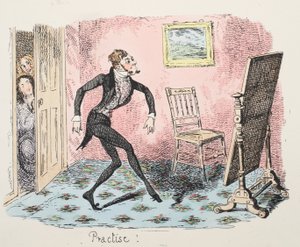 Oefenen, gepubliceerd 1832 door George Cruikshank