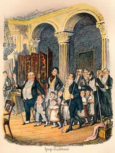 Openbare diners, ca. 1900 door George Cruikshank