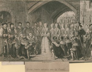 De intocht van koningin Jane in de Tower