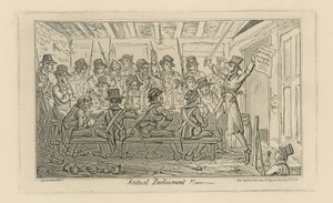 Radicaal parlement (gravure)