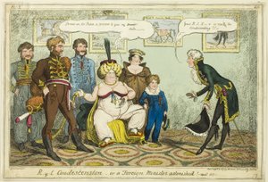 Koninklijke neerbuigendheid door George Cruikshank