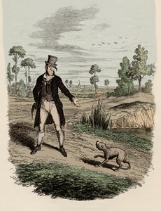 Sikes probeert zijn hond te verlaten (illustratie voor 
