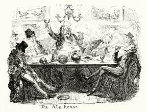 Het bierhuis door George Cruikshank