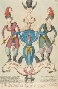 Het Wapen van de Dandies, 28 maart 1819 door George Cruikshank