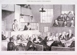 De kinderen van de dronkaard, c1847 door George Cruikshank