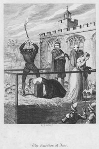 De executie van Jane door George Cruikshank