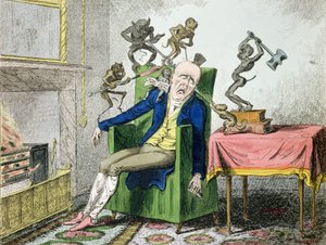 De Hoofdpijn door George Cruikshank
