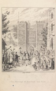 Het huwelijk van Randolph en Hilda door George Cruikshank