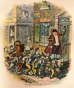 De Parochiemotor door George Cruikshank
