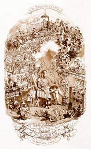 De triomf van Cupido, 19e eeuw door George Cruikshank