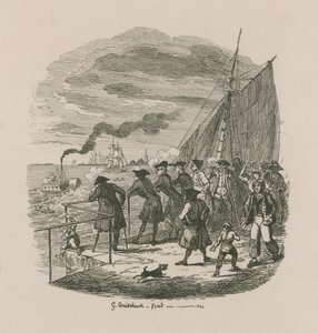 De Promenade, Greenwich Hospital door George Cruikshank