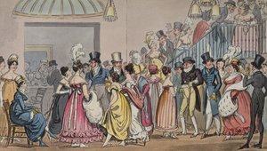 Tom en Jerry in de Saloon bij Covent Garden, uit Life in London door Pierce Egan, 1821 door George Cruikshank