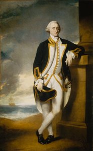 Kapitein Hugh Palliser (1723-1796) door George Dance