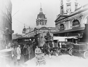 Smithfield Market, Londen, ca. 1920s-1930s